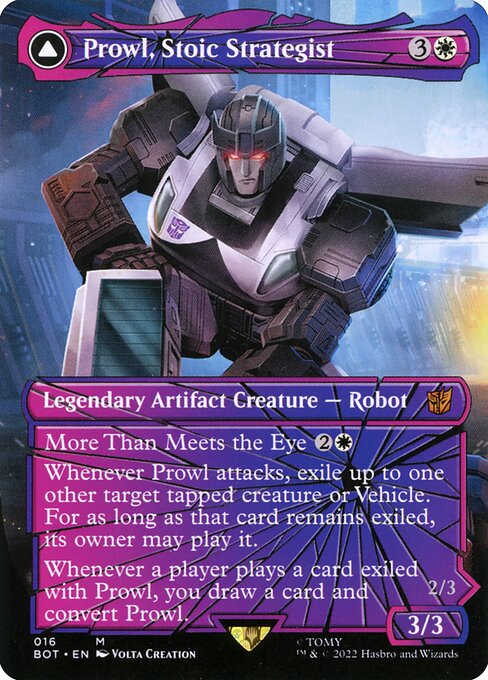 BOT: Prowl, Stoic Strategist (Shattered Glass)