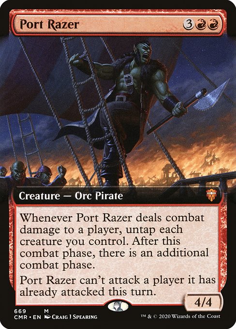 CMR: Port Razer (Extended Art) (Foil)