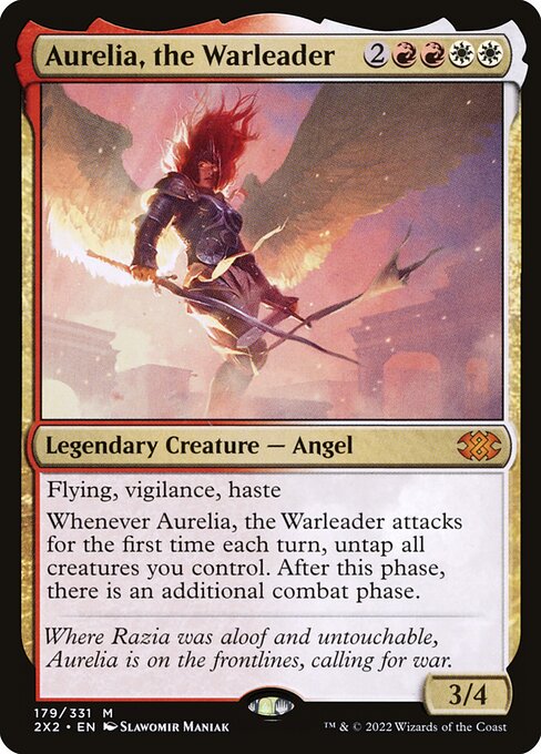 2X2: Aurelia, the Warleader (Foil)