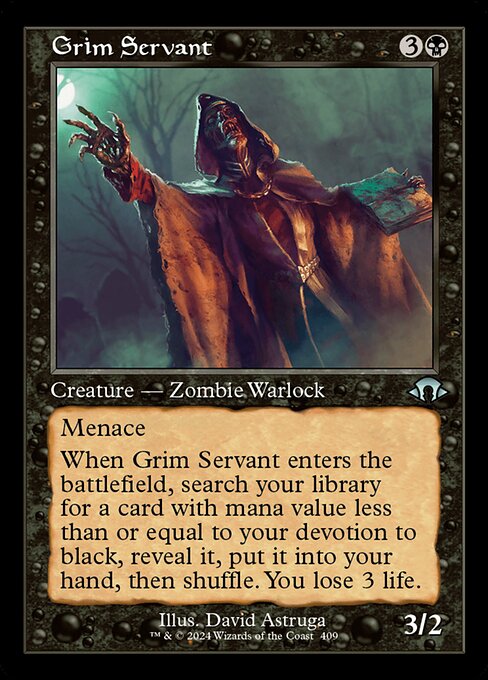 MH3: Grim Servant (Retro Frame) (Foil)