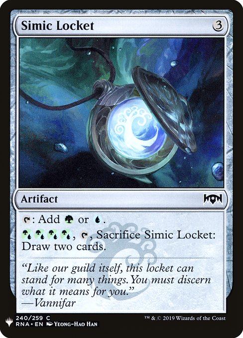 PLST: Simic Locket