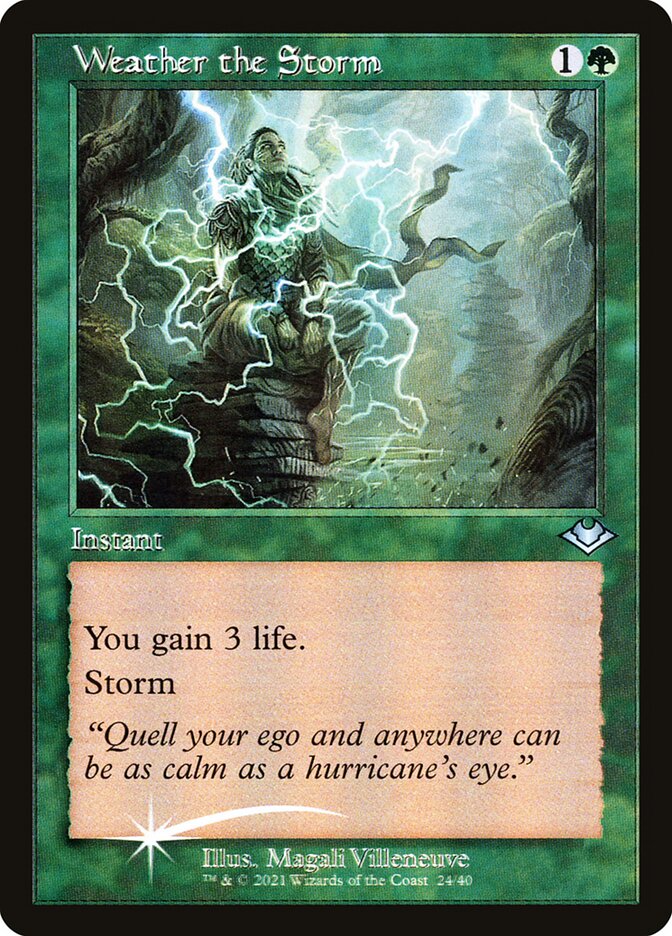 Weather the Storm (Retro Frame) [Foil] :: H1R