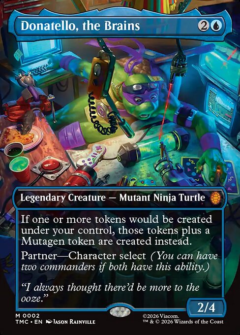 TMC: Donatello, the Brains (Borderless)