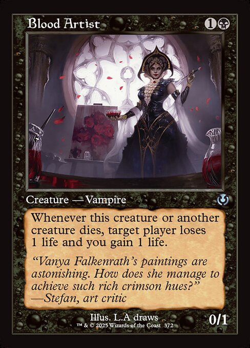 INR: Blood Artist (Retro Frame) (Foil)