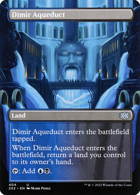 2X2: Dimir Aqueduct (Borderless) (Foil)