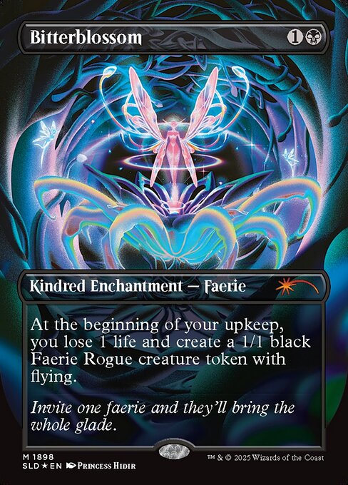 SLD: Bitterblossom (Double Rainbow Foil)