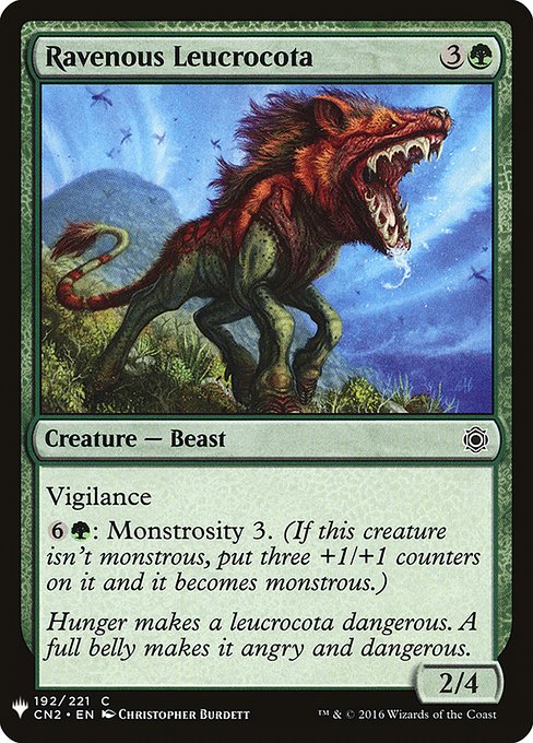 PLST: Ravenous Leucrocota
