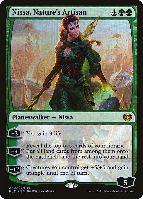 KLD: Nissa, Nature's Artisan (Foil)