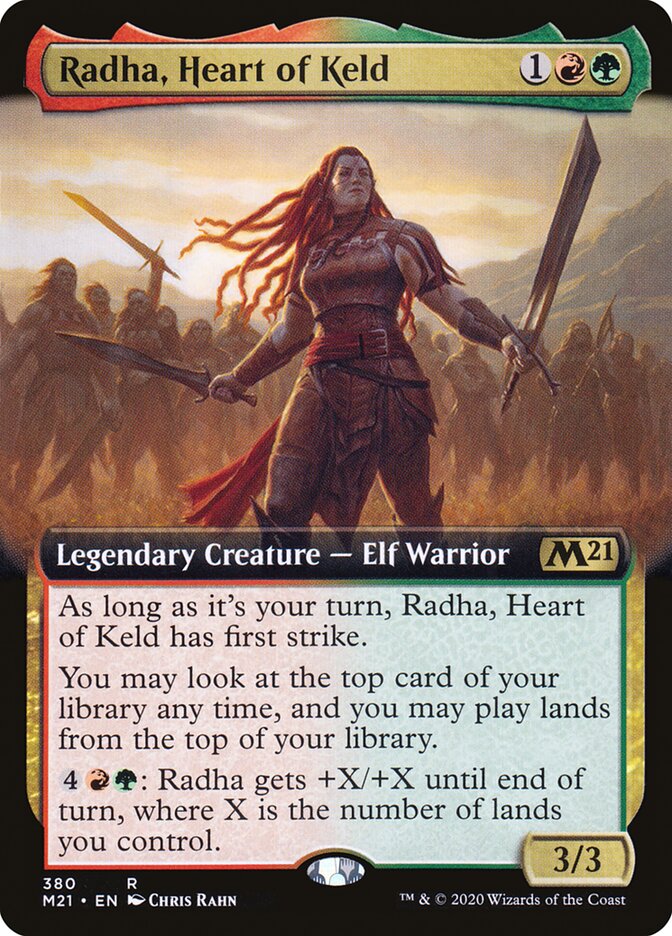 Radha, Heart of Keld (Extended Art) [Foil] :: M21