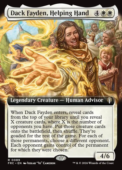 FRC: Dack Fayden, Helping Hand (Extended Art)