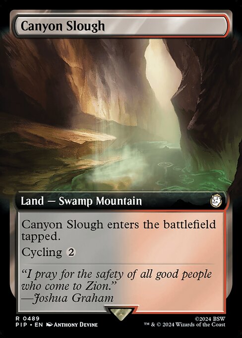 PIP: Canyon Slough (Extended Art) (Foil)