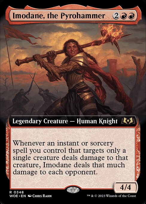 WOE: Imodane, the Pyrohammer (Extended Art) (Foil)