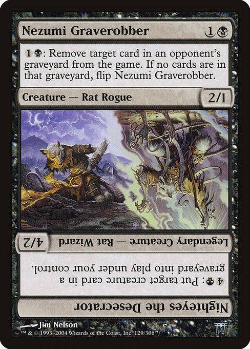 CHK: Nezumi Graverobber // Nighteyes the Desecrator (Foil)