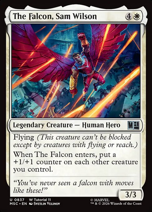 MSC: The Falcon, Sam Wilson (0837)