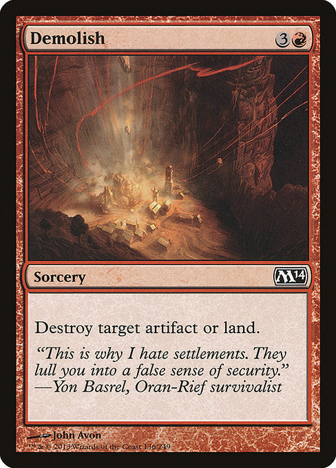 M14: Demolish