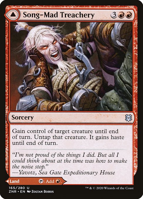 ZNR: Song-Mad Treachery (Foil)