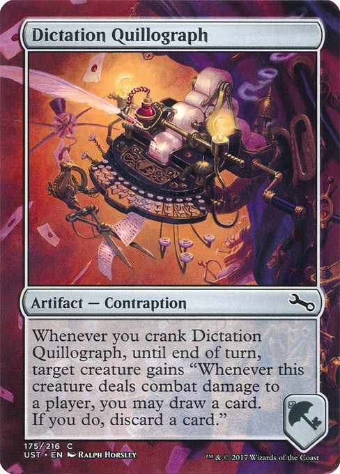UST: Dictation Quillograph