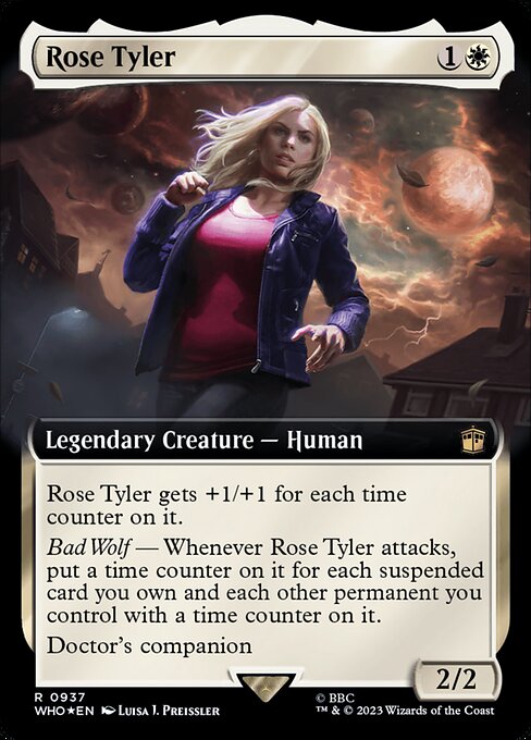 WHO: Rose Tyler (Extended Art) (Surge Foil)