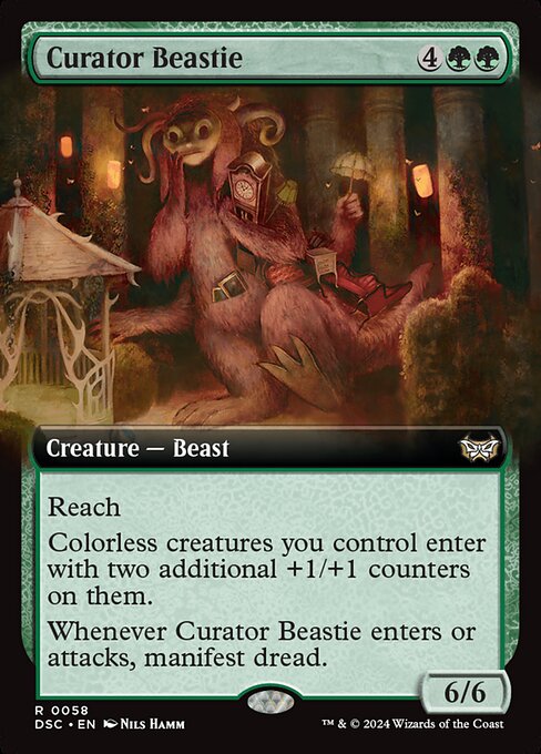 DSC: Curator Beastie (Extended Art) (Foil)