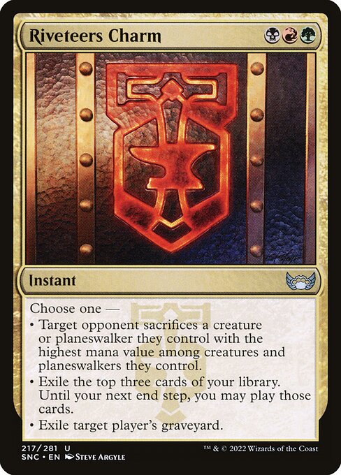 SNC: Riveteers Charm (Foil)