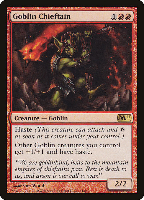 M11: Goblin Chieftain (Foil)