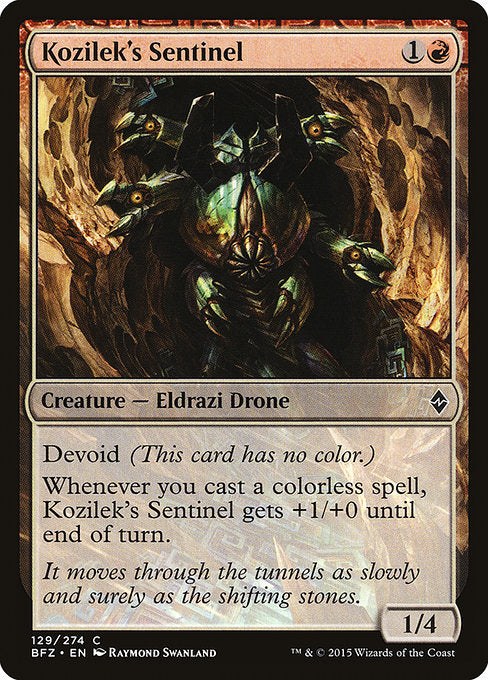 BFZ: Kozilek's Sentinel (Foil)