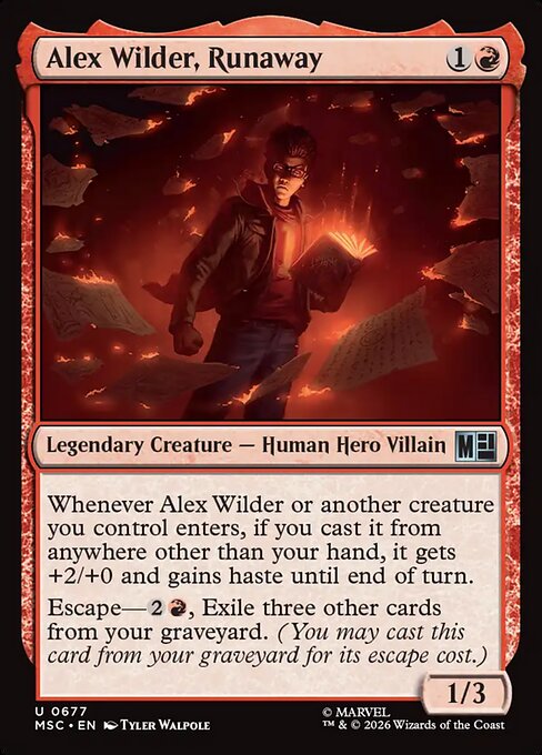 MSC: Alex Wilder, Runaway (Foil)
