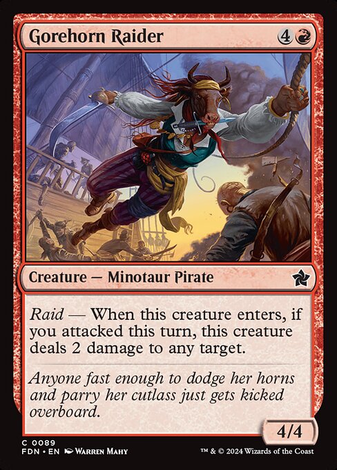 FDN: Gorehorn Raider (Foil)