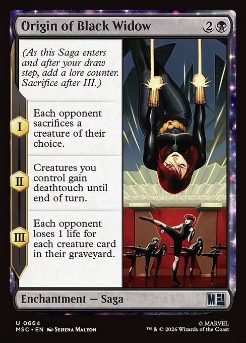 MSC: Origin of Black Widow (Foil)