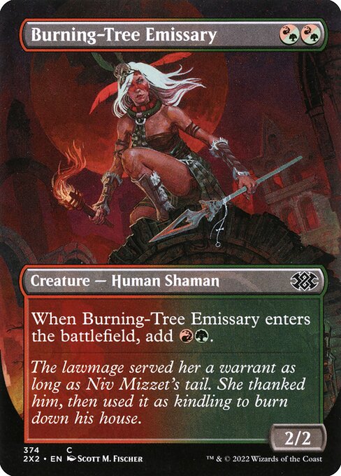 2X2: Burning-Tree Emissary (Borderless)