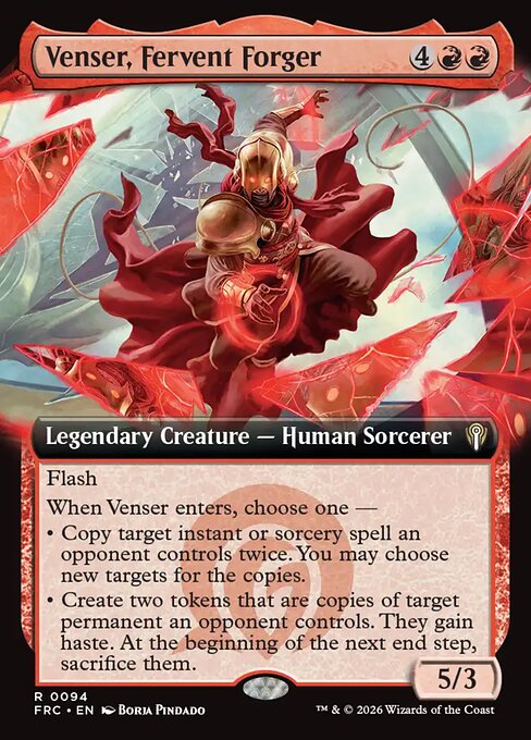 FRC: Venser, Fervent Forger (Extended Art)
