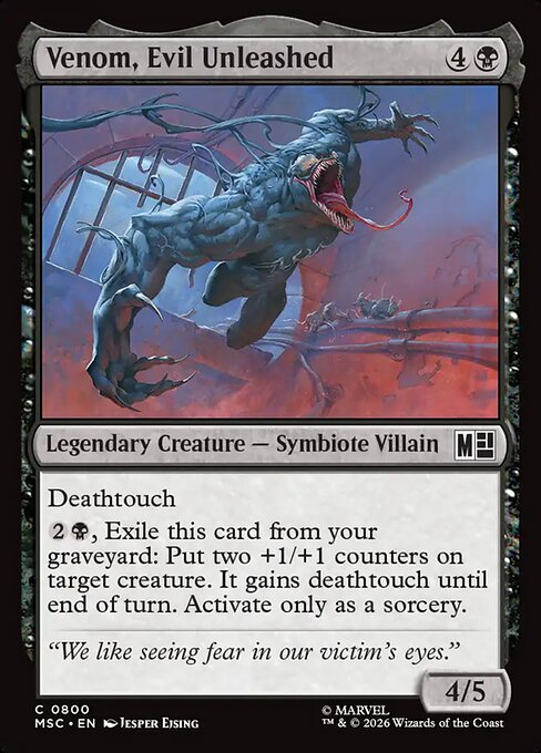 MSC: Venom, Evil Unleashed (Foil)