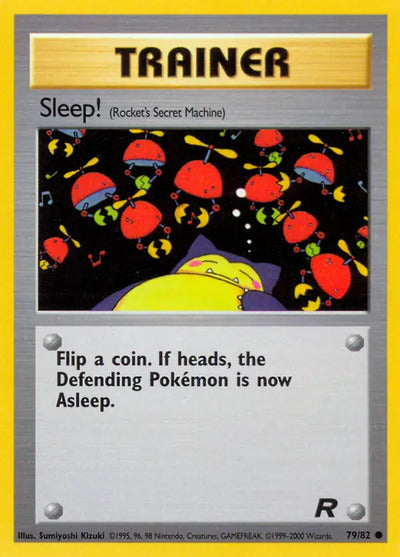 Sleep! (Rocket's Secret Machine) 79/82 Unlimited Team Rocket