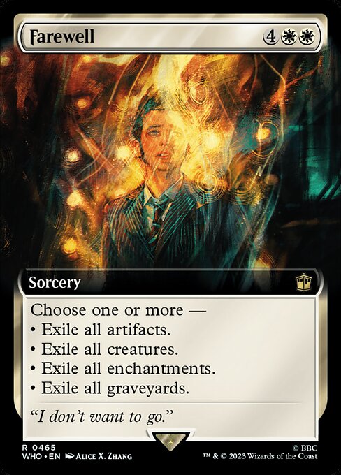 WHO: Farewell (Extended Art)