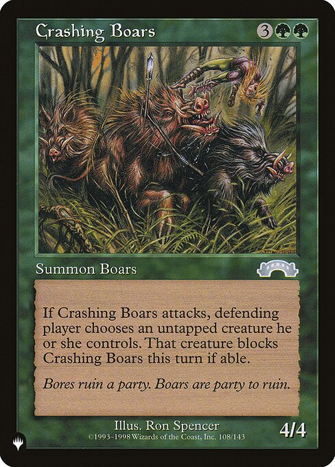 PLST: Crashing Boars