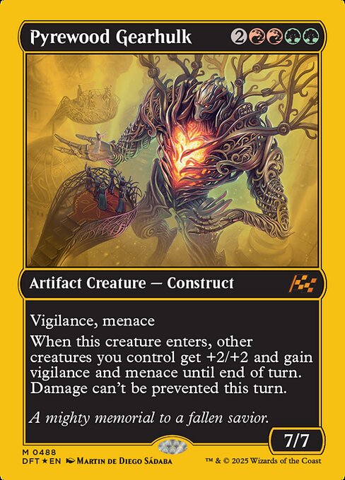 DFT: Pyrewood Gearhulk (First-Place Foil)
