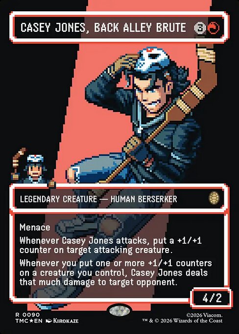 TMC: Casey Jones, Back Alley Brute (Borderless) (Surge Foil)