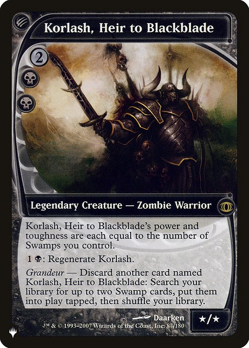 PLST: Korlash, Heir to Blackblade