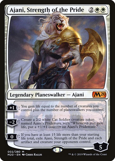M20: Ajani, Strength of the Pride (Foil)