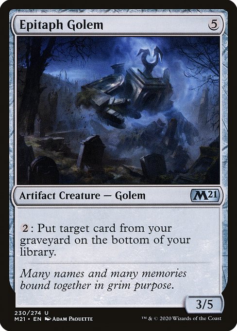 M21: Epitaph Golem