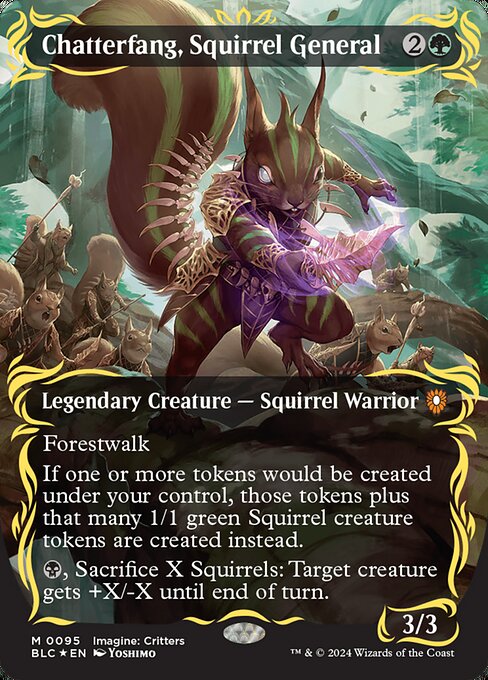 BLC: Chatterfang, Squirrel General (Borderless) (Raised Foil)
