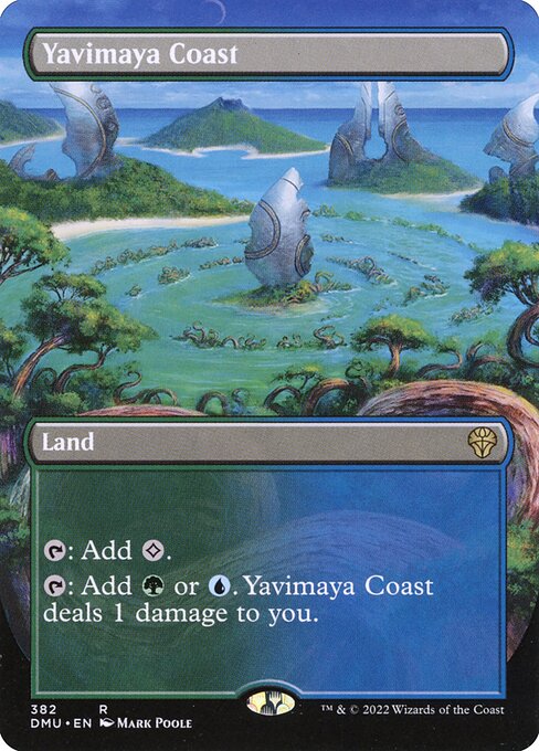 DMU: Yavimaya Coast (Borderless) (Foil)