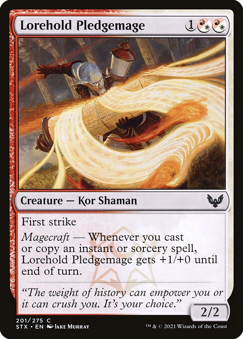 STX: Lorehold Pledgemage (Foil)