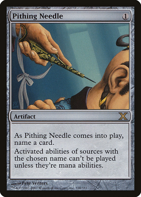 10E: Pithing Needle