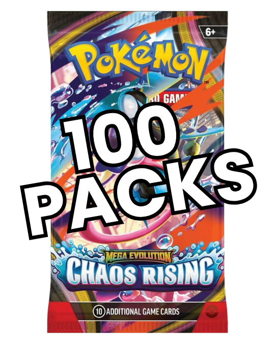 Chaos Rising x 100 PACKS! - Moonshot Rips