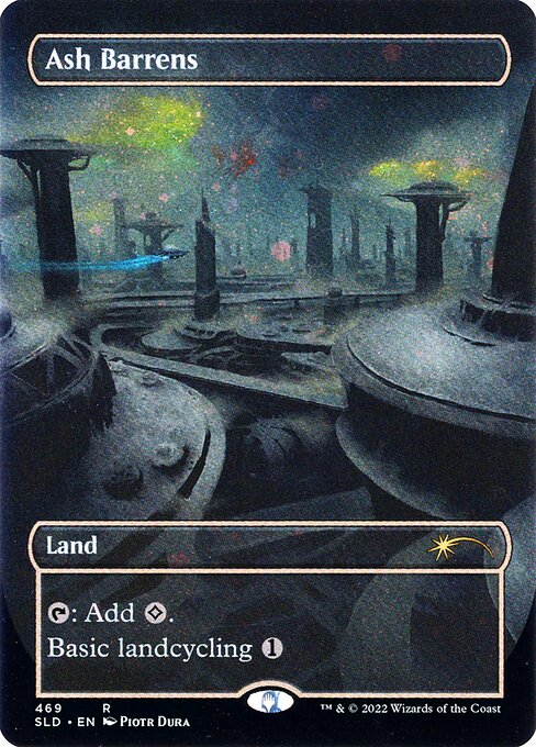 SLD: Ash Barrens (Borderless) (Galaxy Foil)