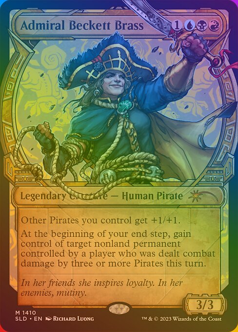 SLD: Admiral Beckett Brass (Rainbow Foil)