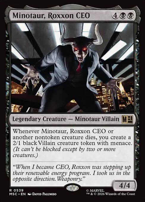 MSC: Minotaur, Roxxon CEO