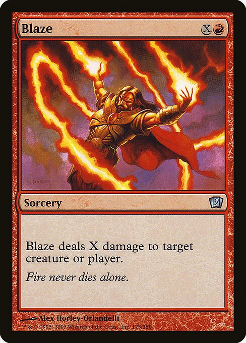 9ED: Blaze (Foil)
