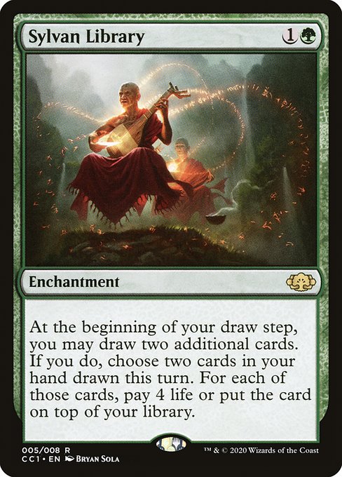 CC1: Sylvan Library (Foil)